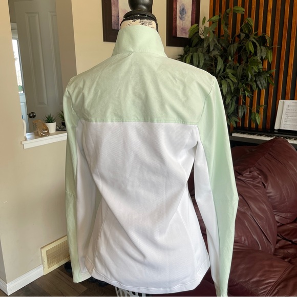 ADIDAS GOLF Full Zipped Womens Lightweight Pullover Long Sleeve Size Small - Picture 3 of 9